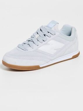 New Balance Sneakers in Light Gray with Gum Sole
